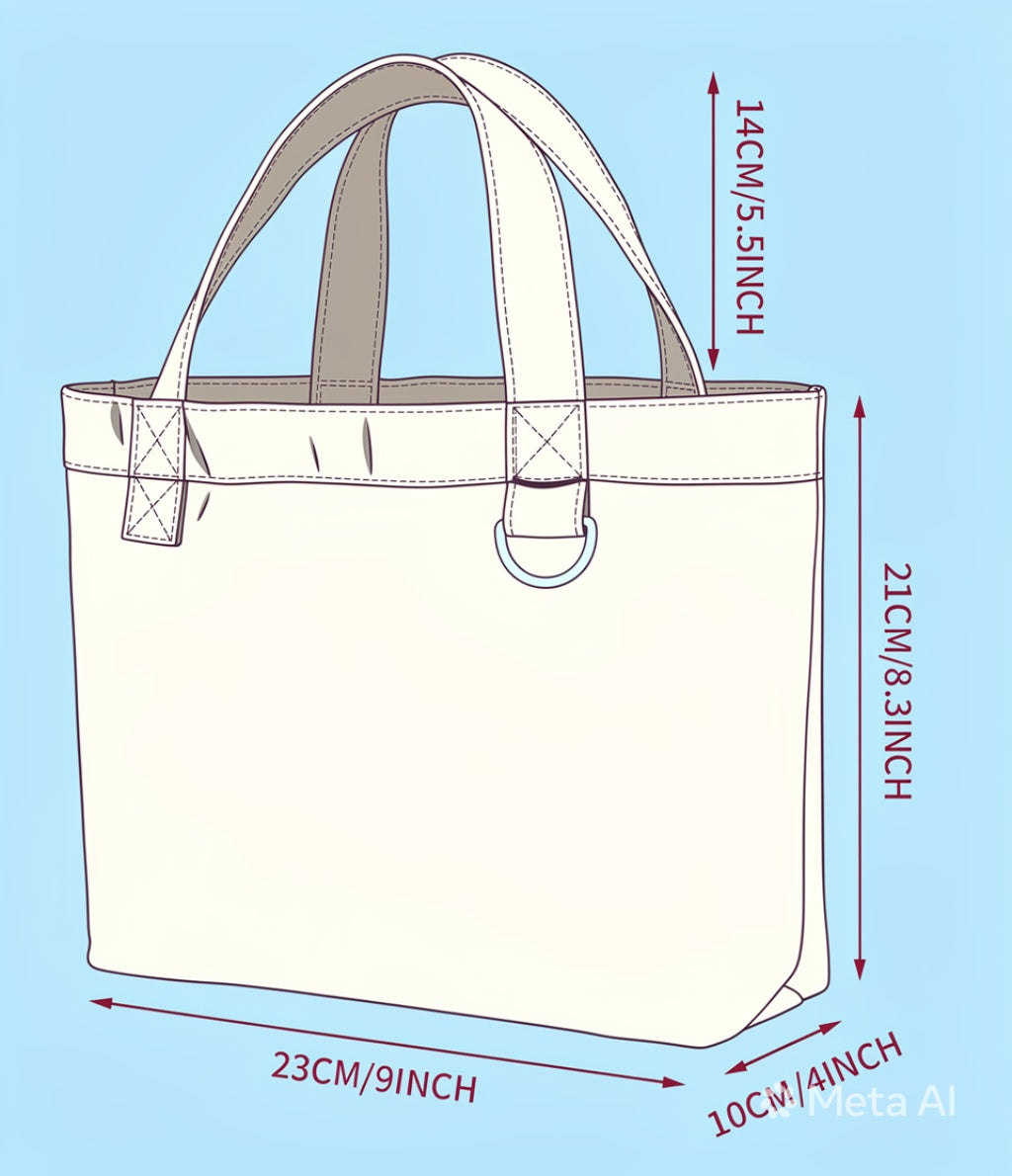 White Gemini Mini Tote Bag